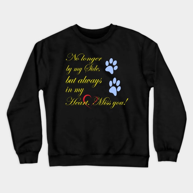 Grief Dog Crewneck Sweatshirt by Lin-Eve